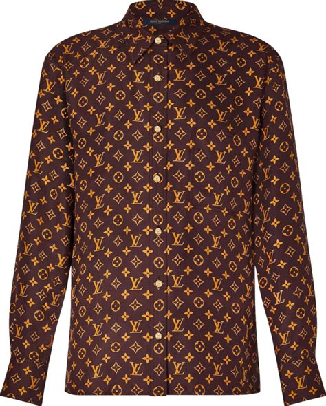 louis vuitton dress shirt replica|Louis Vuitton monogram shirt.